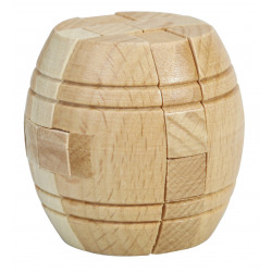 Coffret de 6 casse-tête Riviera Games Rétro - 3 puzzles métal + 3 puzzles bois