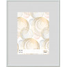 Cadre photo en plastique - Erica - 24 x 30 cm - Blanc
