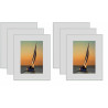 Lot de 6 cadres - Erica - 24 x 30 cm - Blanc