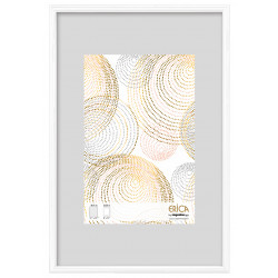 Cadre photo en plastique - Erica - 30 x 45 cm - Blanc