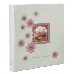 Album photos de mariage personnalisable - ERICA "Wish" - 28 x 30,5 cm - Rose