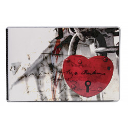 Lot de 3 Mini albums photos souples - 3 x 40 photos - Hearts 2 - Couverture personnalisable