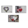 Lot de 3 Mini albums photos souples - 3 x 40 photos - Hearts - Couverture personnalisable
