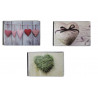 Lot de 3 Mini albums photos souples - 3 x 40 photos - Hearts - Couverture personnalisable