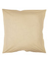 Taie d'oreiller 75 x 75 cm - Beige - 100% coton percale