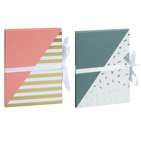 Lot de 2 Mini albums fantaisies - WALTHER "Unite" - 12 photos - Bleu et rose