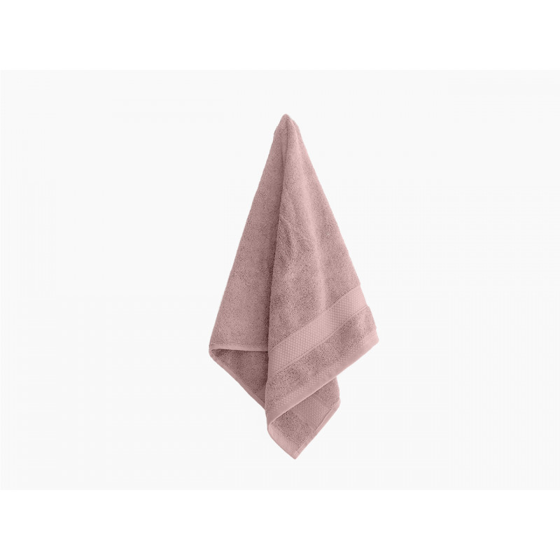 Serviette en coton - Naia - 50 x 90 cm - Rose