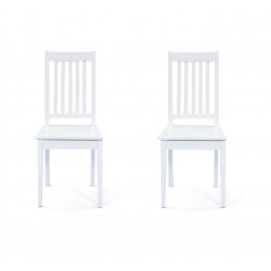 Chaise Westerland - Lot de 2 - Blanc