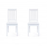 Chaise Westerland - Lot de 2 - Blanc