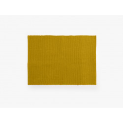 Tapis rectangulaire en coton - Moorea - 130 x 170 cm - Doré