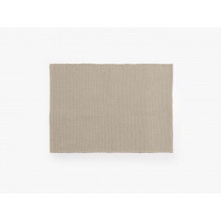 Tapis rectangulaire en coton - Moorea - 130 x 170 cm - Beige