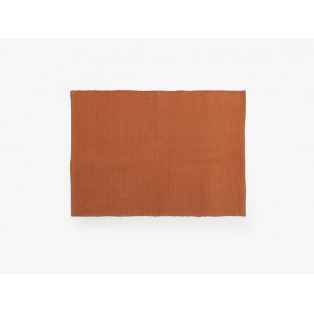 Tapis rectangulaire en coton - Moorea - 70 x 140 cm - Cuivré