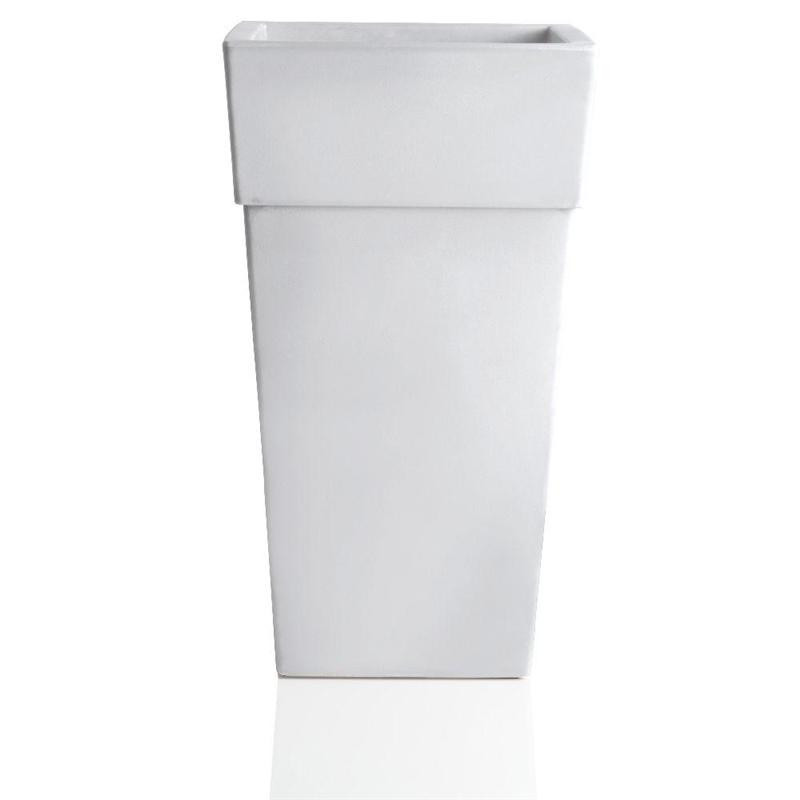 Vase pour fleurs - H 70 cm - Blanc