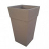 Vase pour fleurs - H 70 cm - Taupe