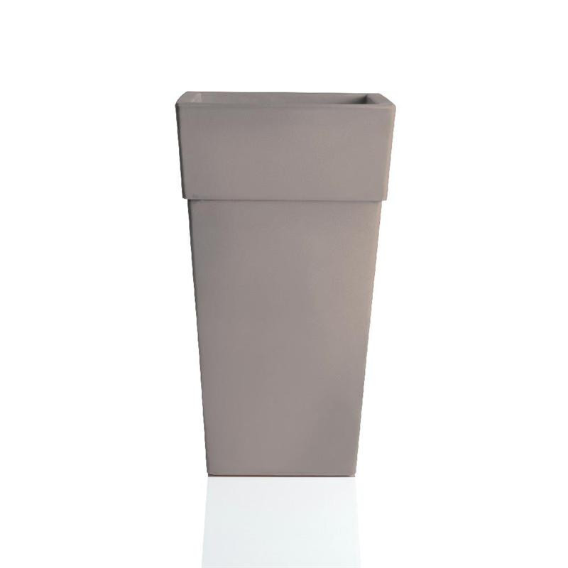 Vase pour fleurs - H 87.5 cm - Taupe