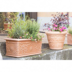 Jardinière - Vite - 60 x 26 x 24 cm - Beige