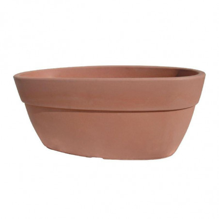 Jardinière - Ellittica - D 80 x H 35 cm - Marron