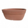 Jardinière - Ellittica - D 80 x H 35 cm - Marron