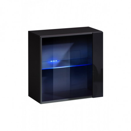 Vitrine - Switch WW 3 - 60 cm x 60 cm x 30 cm - Noir