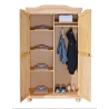 Armoire - 2 portes - L 104 x H 180 x P 56 cm - Acacia