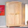 Armoire - 2 portes - L 104 x H 180 x P 56 cm - Acacia