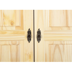 Armoire - 2 portes - L 104 x H 180 x P 56 cm - Acacia