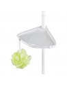 Etagère de douche télescopique 4 tablettes - Wenko - Blanc