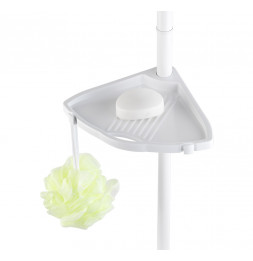 Etagère de douche télescopique 4 tablettes - Wenko - Blanc