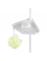 Etagère de douche télescopique 4 tablettes - Wenko - Blanc