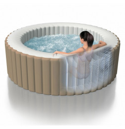 Spa rond gonflable - Intex - Marron