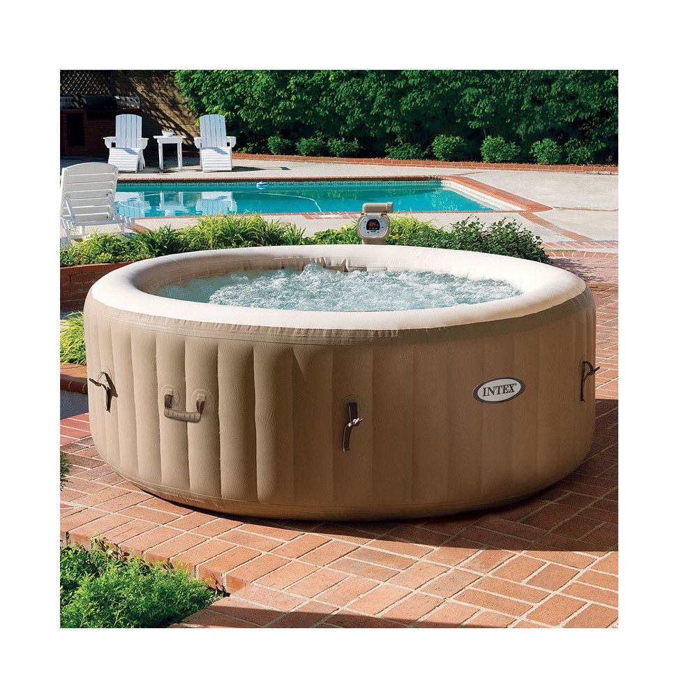 Spa rond gonflable - Intex - Marron