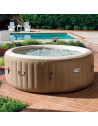 Spa rond gonflable - Intex - Marron