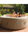 Spa rond gonflable - Intex - Marron