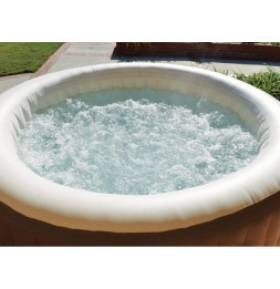 Spa rond gonflable - Intex - Marron