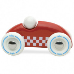 Mini rallye checkers - 2 ans - L 9 x l 5 cm - Rouge
