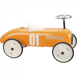Petite voiture vintage - L 76 x H 40 cm - Orange