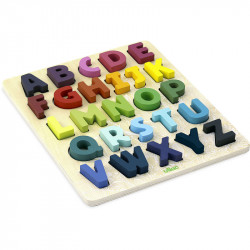 Puzzle ABC - Alphabet à encastrer - 2 ans - Multicolore