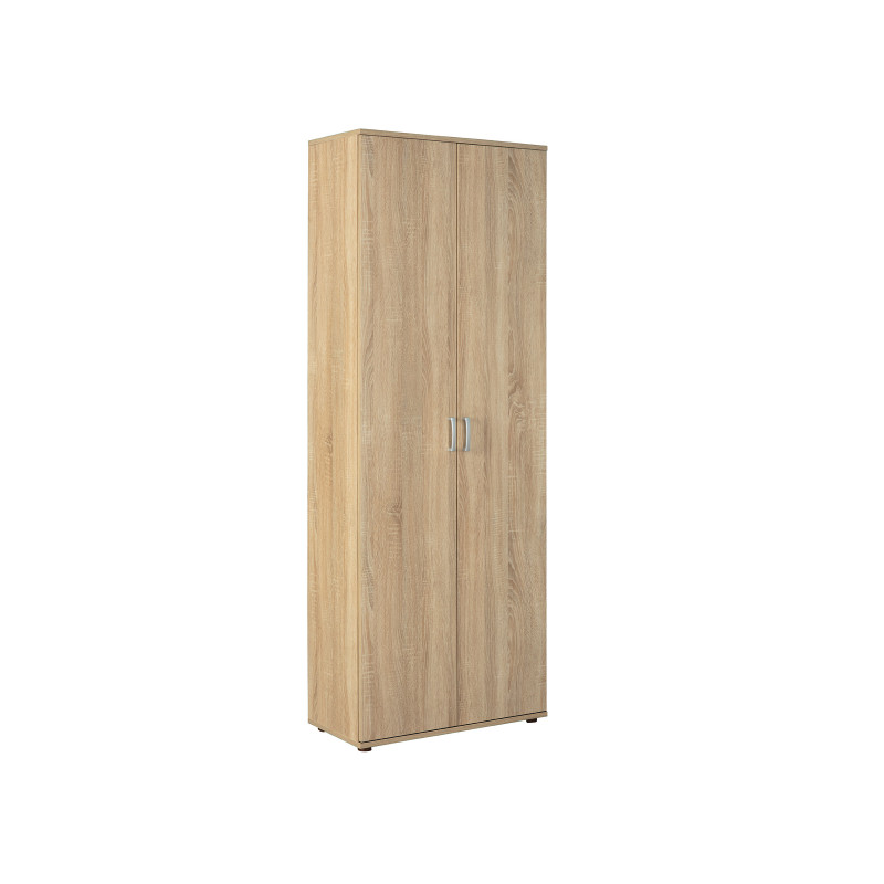 Armoire Allo - Imitation chêne - 70 x 34 x 189 cm - Beige