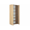 Armoire Allo - Imitation chêne - 70 x 34 x 189 cm - Beige