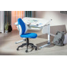 Chaise de bureau Jessi - 52 x 56 x 94 cm - Bleu