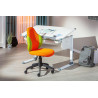 Chaise de bureau Jessi - 52 x 56 x 94 cm - Orange
