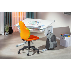 Chaise de bureau Jessi - 52 x 56 x 94 cm - Orange