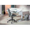 Chaise de bureau Jessi - 52 x 56 x 94 cm - Gris