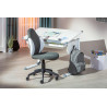 Chaise de bureau Jessi - 52 x 56 x 94 cm - Gris