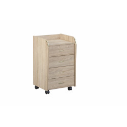 Caisson de bureau Novi - 40 x 36 x 65 cm - Beige