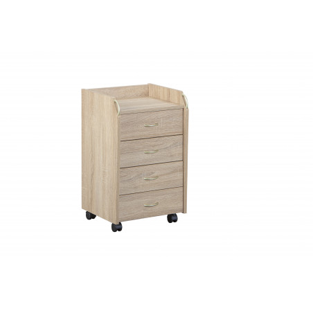 Caisson de bureau Novi - 40 x 36 x 65 cm - Beige