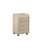 Caisson de bureau Novi - 40 x 36 x 65 cm - Beige