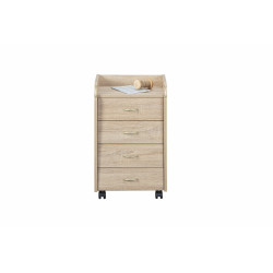 Caisson de bureau Novi - 40 x 36 x 65 cm - Beige