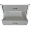 Caisson de bureau Printi - 40 x 36 x 65 cm - Blanc et gris