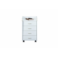 Caisson de bureau Pronti - 40 x 36 x 65 cm - Blanc